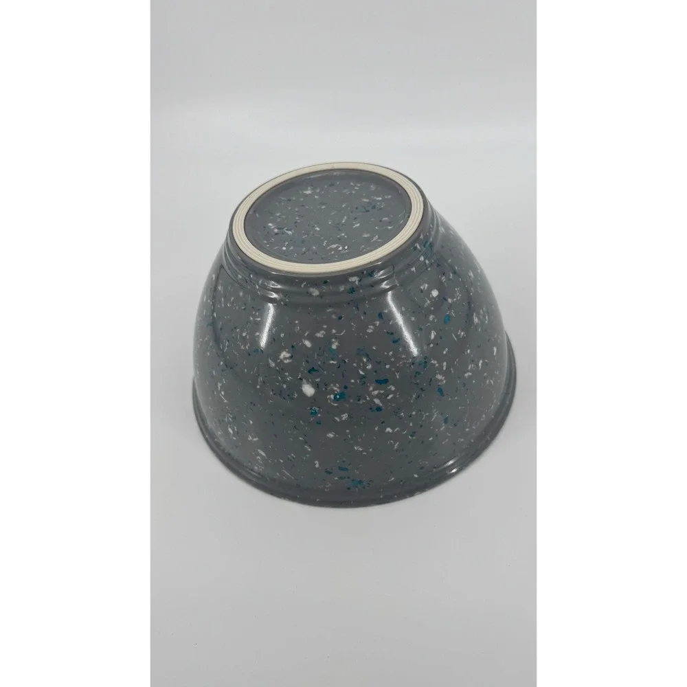 Rachael Ray Garbage Bowl Melamine Gray Confetti Speckled 10